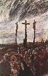 Golgota, 1912, 100 x 64 cm Mag�ntulajdon, Budapest. Click on picture to see it larger in a new window.